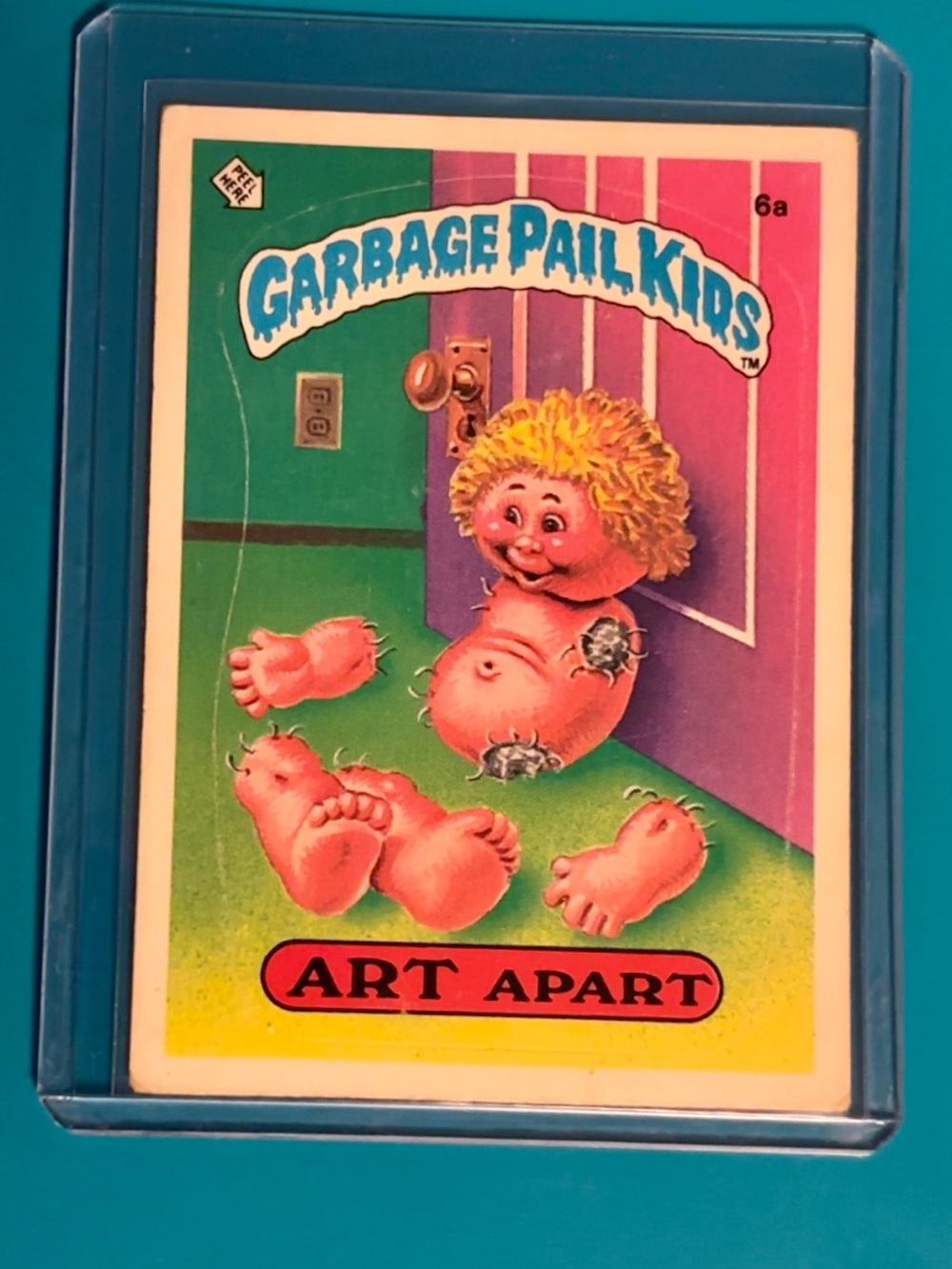 Garbage Pail Kids Topps 1985 1st Series ART APART Card #6a MATTE